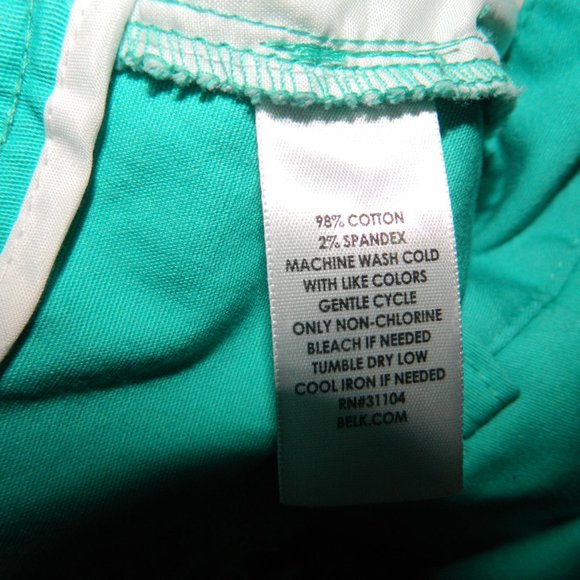 Kim Rogers Green Capris Size 18 (S-36) - Picture 4 of 4